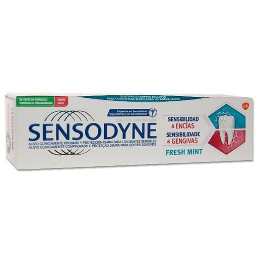 Sensodyne Sensibilidade e gengivas hortelã fresca