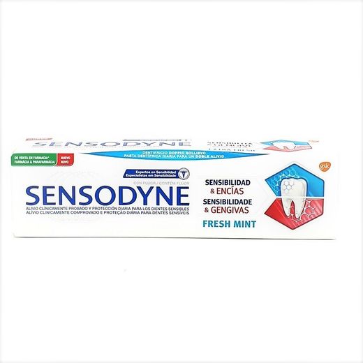 Sensodyne Sensibilidade e gengivas hortelã fresca