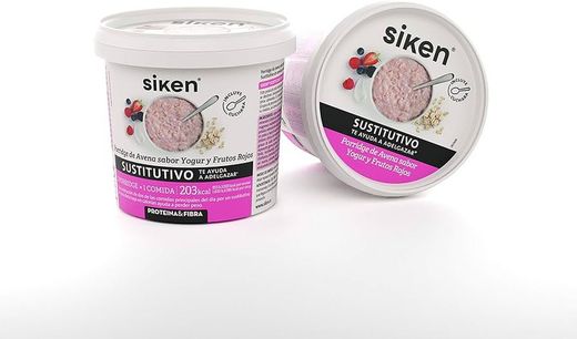 Siken porridge sustitutivo sabor yogur y frutos rojos 52 g para controlar el peso