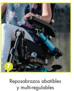 Cadeira de rodas elétrica fixa Forest 3