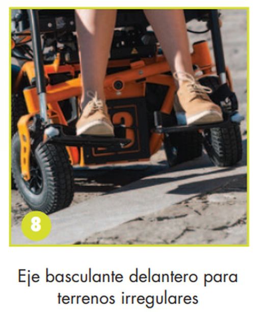 Cadeira de rodas elétrica fixa Forest 3