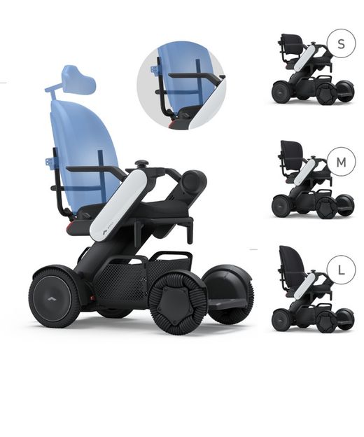 Cadeira de rodas elétrica dobrável modelo C2