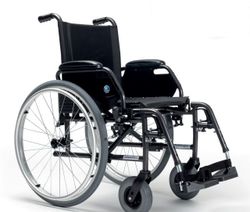 Silla de ruedas grande estándar de acero Jazzs50