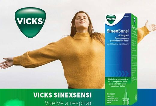 Sinex Sensi 0,5 mg/ml solução para spray nasal 15 mL