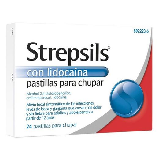 Strepsils con Lidocaína 24 Pastillas