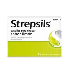 Strepsils Sabor Limón 24 Pastillas