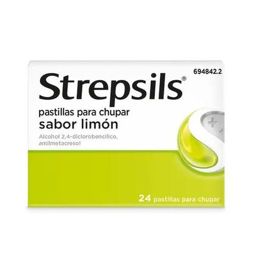 Strepsils Sabor Limón 24 Pastillas
