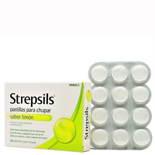 Strepsils Sabor Limón 24 Pastillas