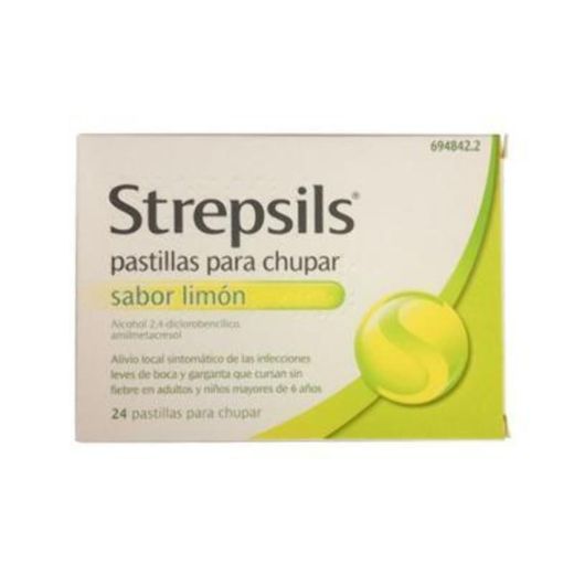 Strepsils Sabor Limón 24 Pastillas
