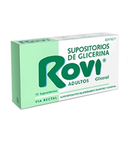 Supositoris de Glicerina Rovi 12 unidades
