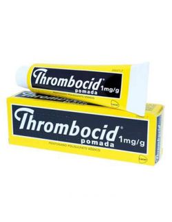 Thrombocid 1 mg/g pomada 1 tub