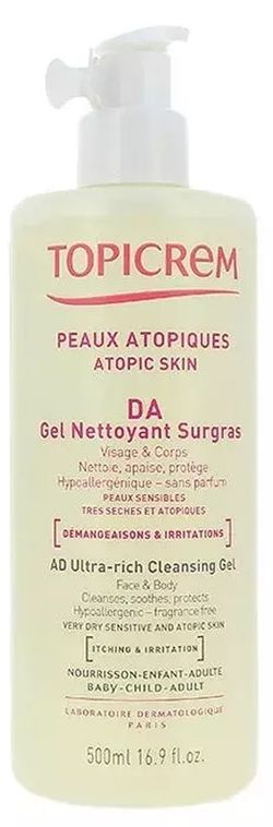 Topicrem DA Gel Limpiador Sobregraso