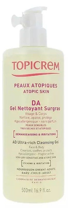 Topicrem DA Gel Limpiador Sobregraso