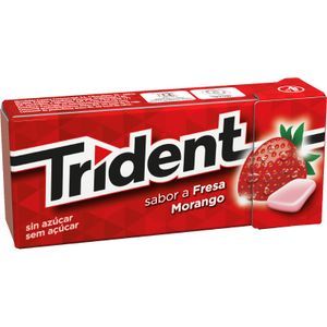 Trident Chicle Fresa Morango 14 Gr