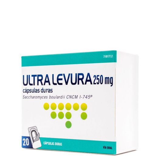 Ultra-levura 250 mg 20 Capsulas  (Blister)