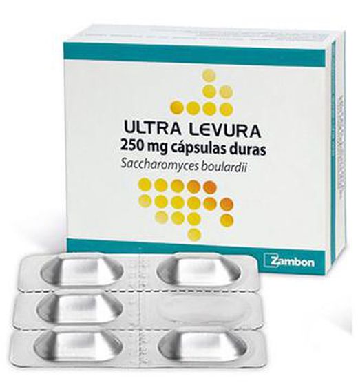 Ultra-levura 250 mg 10 Capsulas