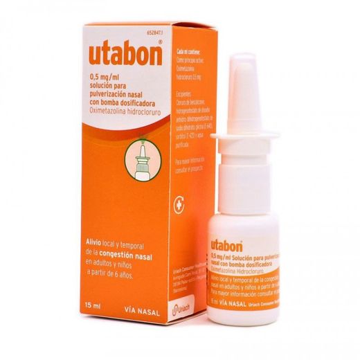 Utabon solución para pulverización nasal 15 ml