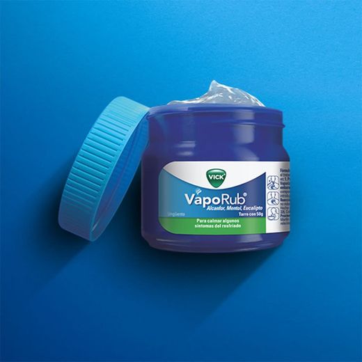 Vaporub alívio da congestão nasal, tosse e dores musculares
