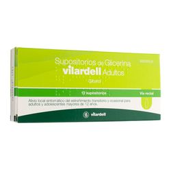 Supositorios vilardell 12 supositorios