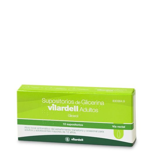 Supositorios vilardell 12 supositorios