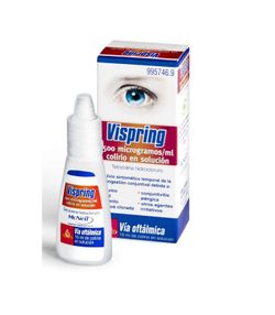 Vispring 500 microgramos/ml Colirio en solución 1 frasco 15 ml