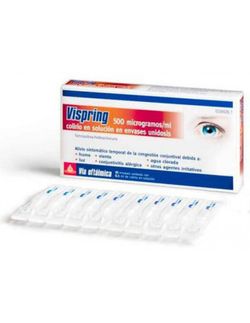 Vispring 500 microgramos/ml Colirio en solución 10 monodosis 0,5 ml
