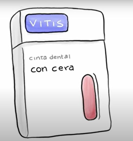 Vitis cinta dental con cera
