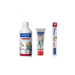 Vitis junior promoprocional 1 colutorio 50 ml + 1 envase gel dentífrico 75 ml + 1 cepillo