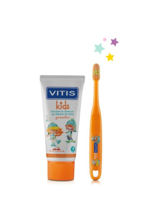 Vitis kids gel + cepillo + gadget 50 ml