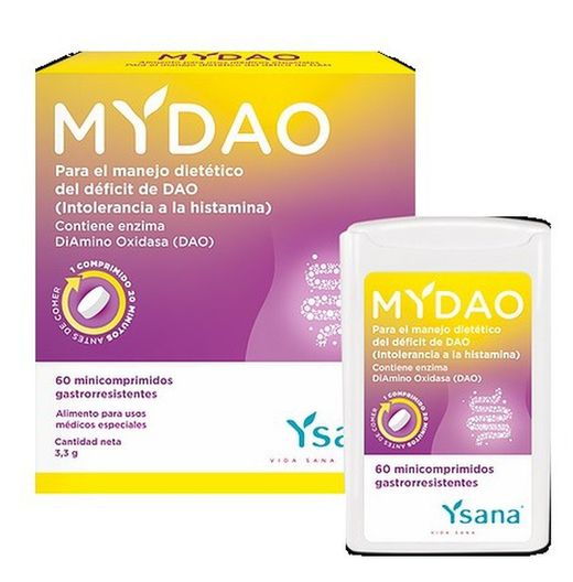 Ysana Mydao 60 minicomprimidos gastrorresistentes para intolerancia a la histamina