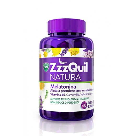 ZZZ Quil Natura, Gominoles amb Melatonina, vitamina B6 i extractes d'herbes per agafar el son ràpidament.